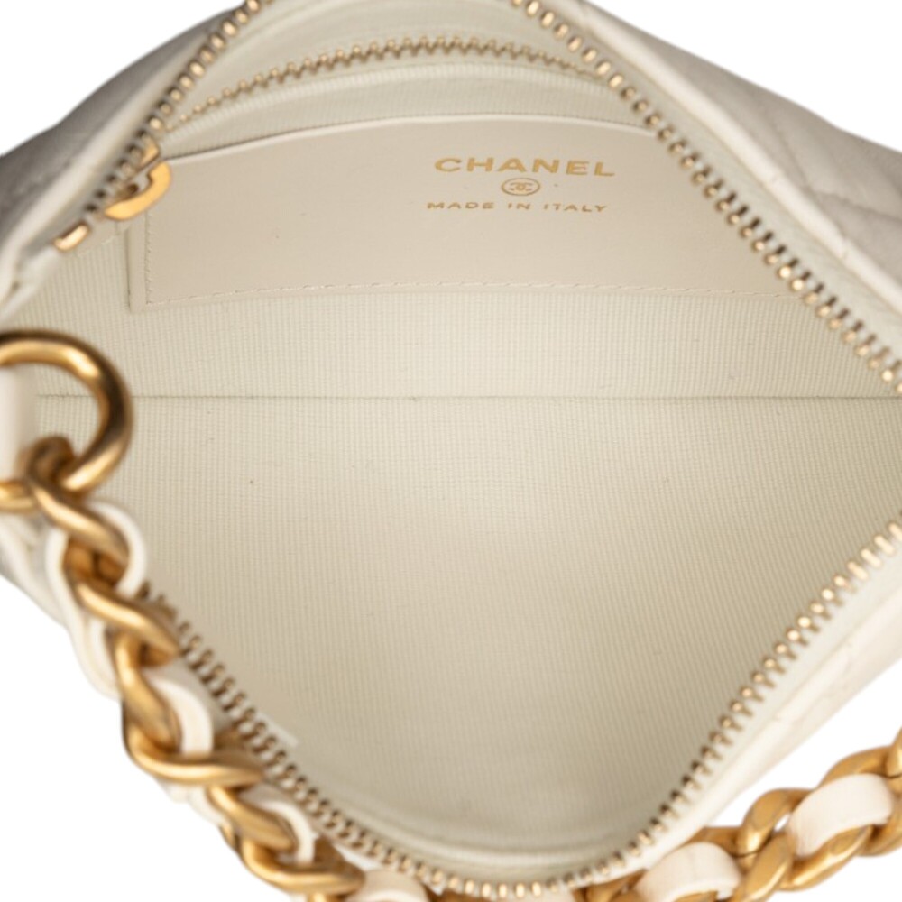 Pre-Loved Chanel CC Quilted Lambskin Trendy Chain Around Hobo - Picture 4 of 8